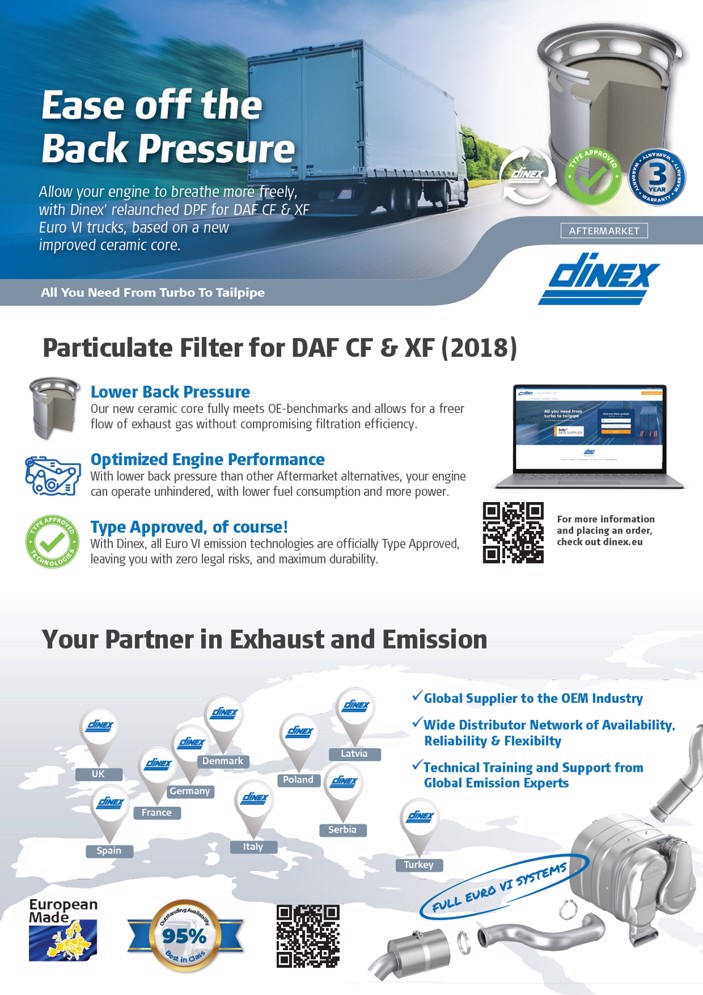 DPF 2AI005 for DAF re-launched