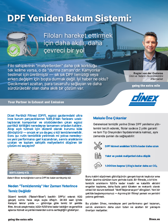 DPF Yeniden Bakım Sistemi